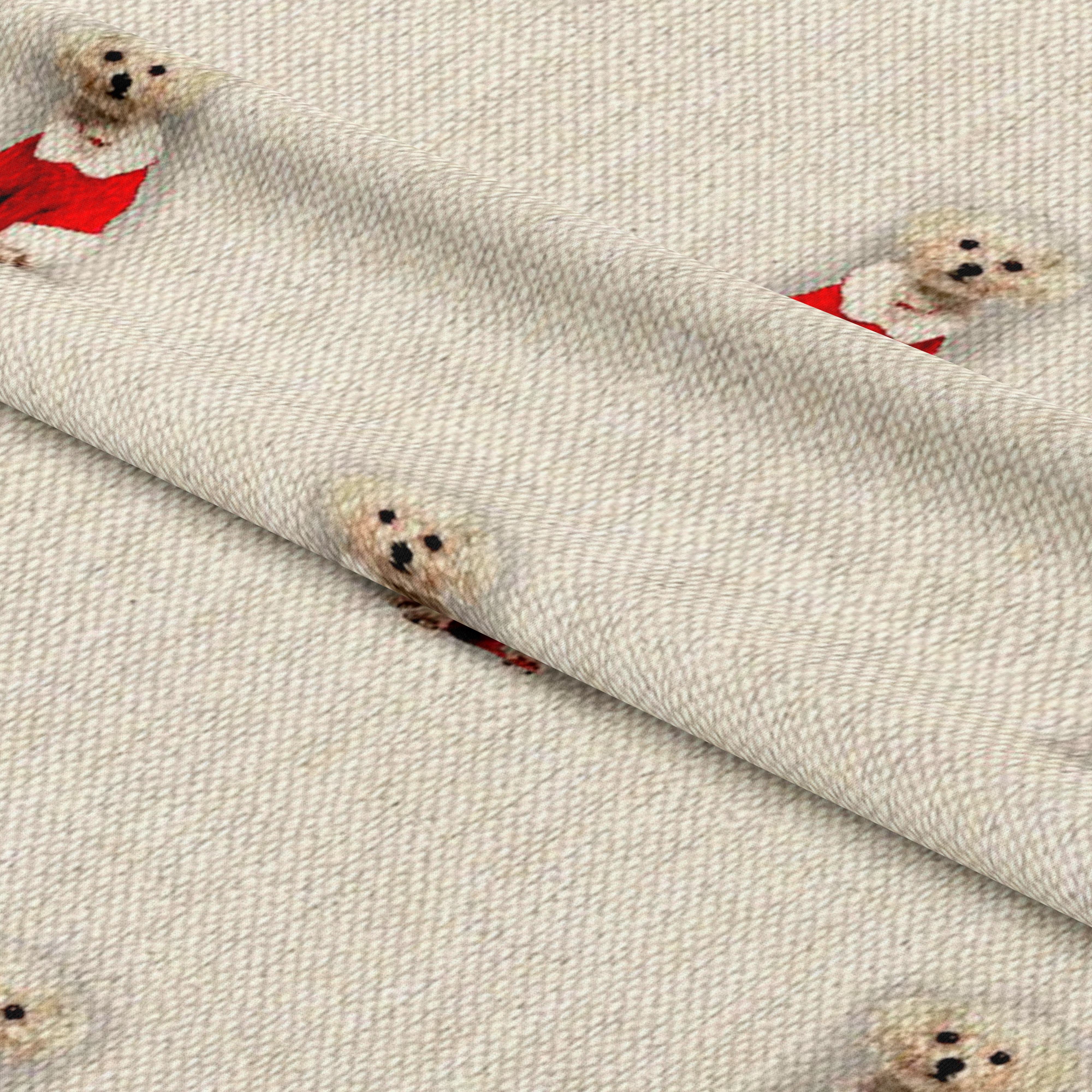 Cotton Rich Linen Look Digitally Printed Panama Fabric | 55