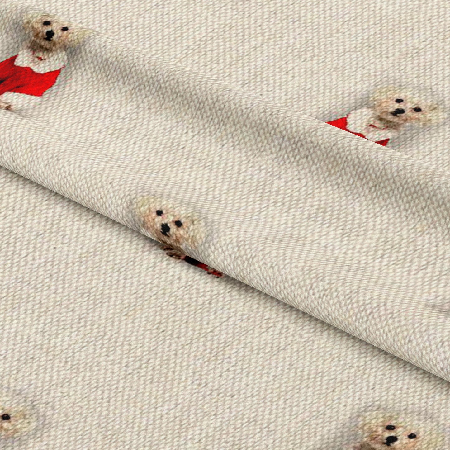 Cotton Rich Linen Look Digitally Printed Panama Fabric | 55" (140cm) Wide 200gsm Craft & Home Décor Material – Sold by the Meter