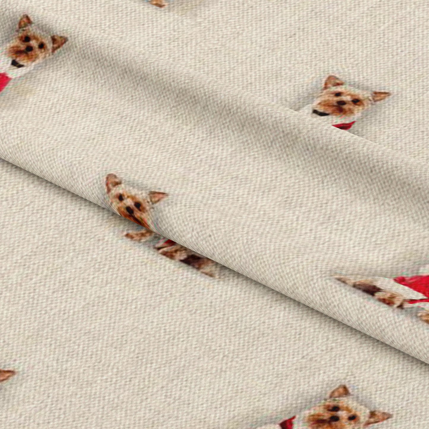 Cotton Rich Linen Look Digitally Printed Panama Fabric | 55" (140cm) Wide 200gsm Craft & Home Décor Material – Sold by the Meter