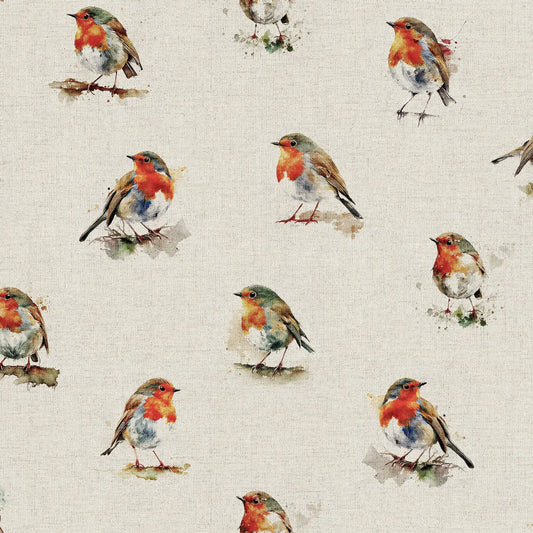 Watercolour Robin All Over (DCA061)
