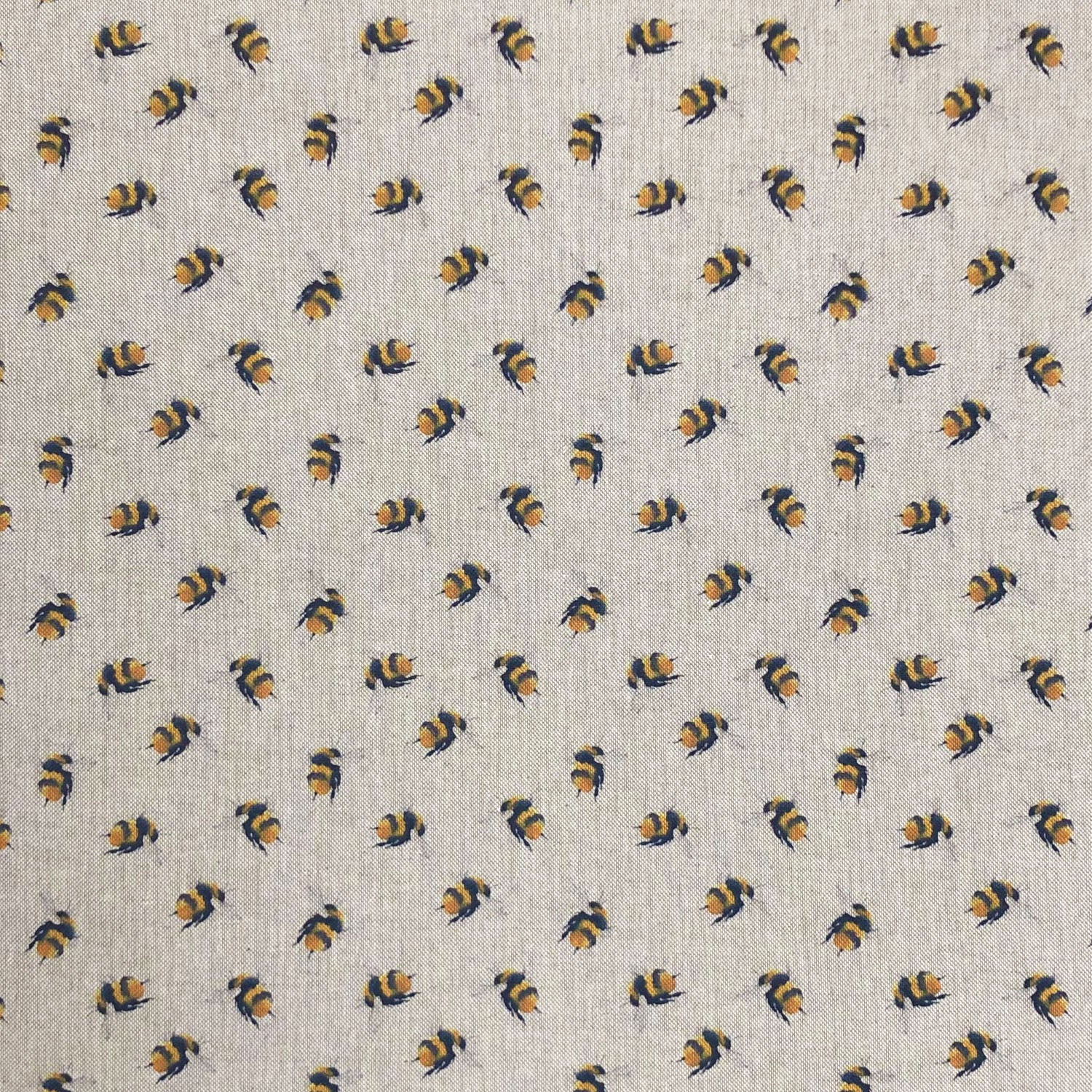 Cotton Rich Linen Look Printed Panama Fabric | 55