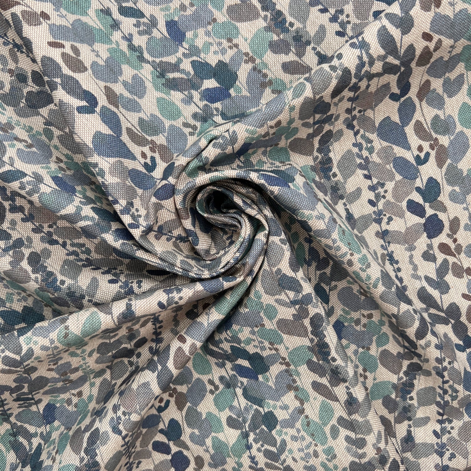 Cotton Rich Linen Look Printed Panama Fabric | 55