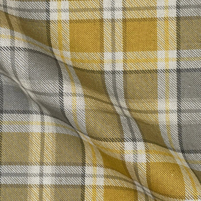 Cotton Rich Linen Look Printed Panama Fabric | 55" (140cm) Wide 200gsm Craft & Home Décor Fabric – Sold by the Meter
