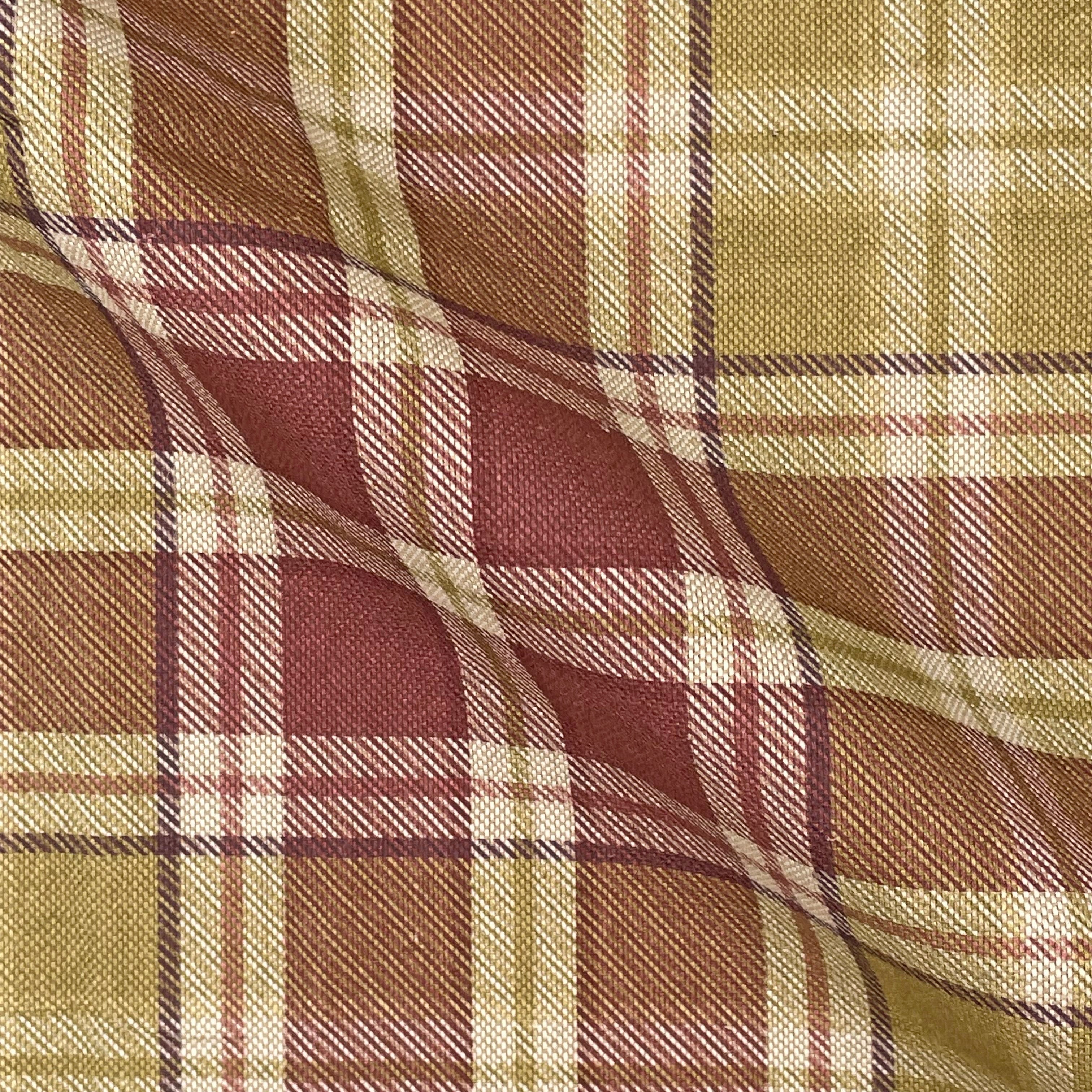 Cotton Rich Linen Look Printed Panama Fabric | 55