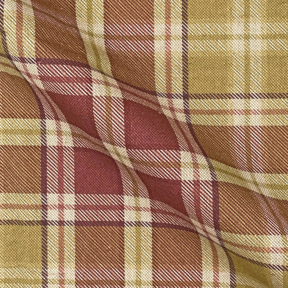 Cotton Rich Linen Look Printed Panama Fabric | 55" (140cm) Wide 200gsm Craft & Home Décor Fabric – Sold by the Meter
