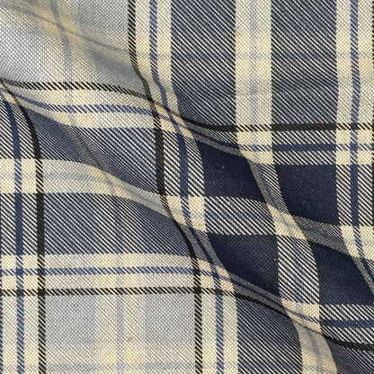 Cotton Rich Linen Look Printed Panama Fabric | 55" (140cm) Wide 200gsm Craft & Home Décor Fabric – Sold by the Meter