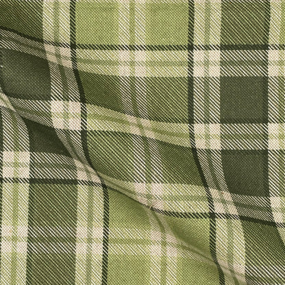 Cotton Rich Linen Look Printed Panama Fabric | 55" (140cm) Wide 200gsm Craft & Home Décor Fabric – Sold by the Meter