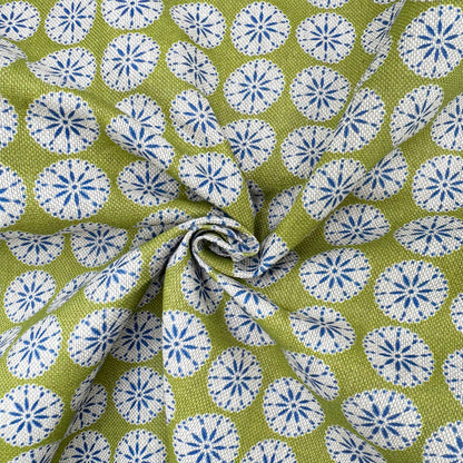 Cotton Rich Linen Look Printed Panama Fabric | 55" (140cm) Wide 200gsm Craft & Home Décor Fabric – Sold by the Meter