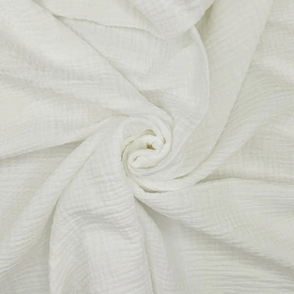 100% Cotton Double Gauze Fabric | Soft Lightweight OEKO-TEX Cotton 52" (132cm) Wide – Sold by the Meter