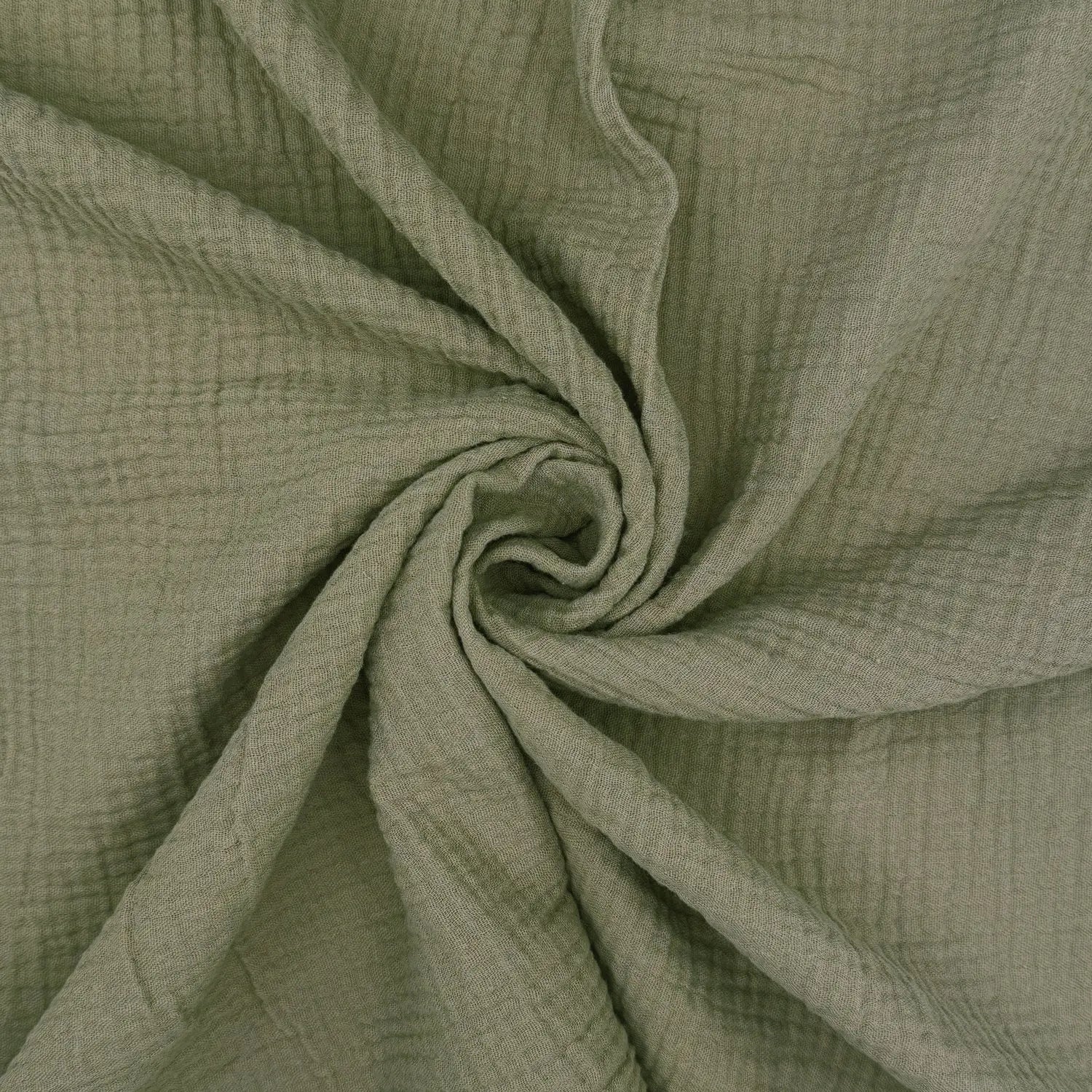 100% Cotton Double Gauze Fabric | Soft Lightweight OEKO-TEX Cotton 52