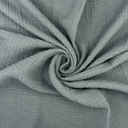 100% Cotton Double Gauze Fabric | Soft Lightweight OEKO-TEX Cotton 52" (132cm) Wide – Sold by the Meter