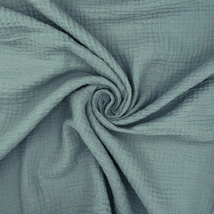 100% Cotton Double Gauze Fabric | Soft Lightweight OEKO-TEX Cotton 52" (132cm) Wide – Sold by the Meter