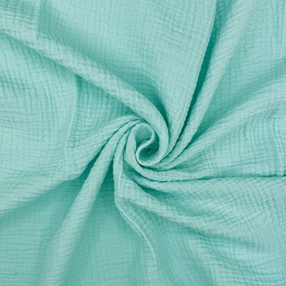 100% Cotton Double Gauze Fabric | Soft Lightweight OEKO-TEX Cotton 52" (132cm) Wide – Sold by the Meter