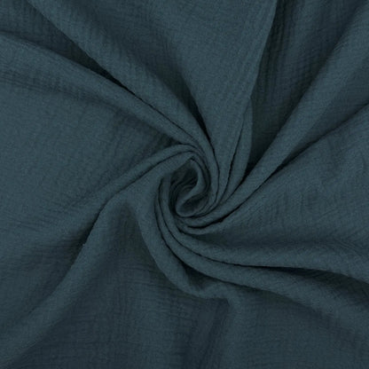100% Cotton Double Gauze Fabric | Soft Lightweight OEKO-TEX Cotton 52" (132cm) Wide – Sold by the Meter