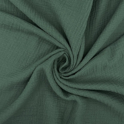 100% Cotton Double Gauze Fabric | Soft Lightweight OEKO-TEX Cotton 52" (132cm) Wide – Sold by the Meter