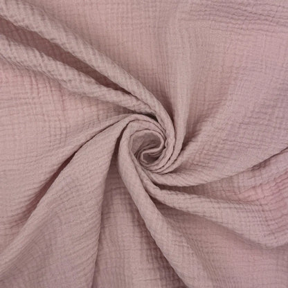 100% Cotton Double Gauze Fabric | Soft Lightweight OEKO-TEX Cotton 52" (132cm) Wide – Sold by the Meter