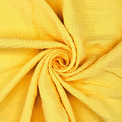 100% Cotton Double Gauze Fabric | Soft Lightweight OEKO-TEX Cotton 52" (132cm) Wide – Sold by the Meter