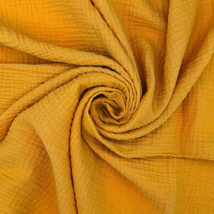 100% Cotton Double Gauze Fabric | Soft Lightweight OEKO-TEX Cotton 52" (132cm) Wide – Sold by the Meter