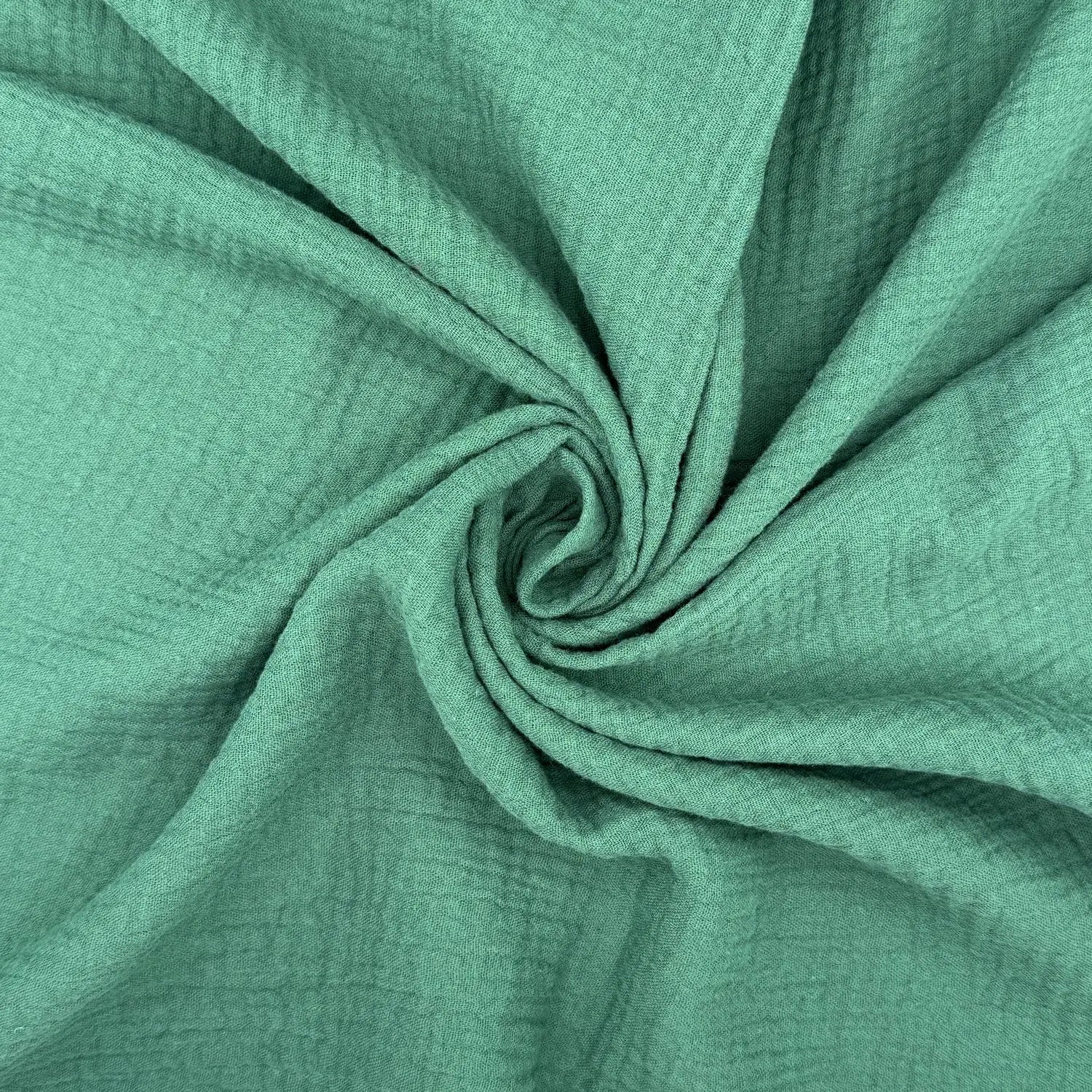 100% Cotton Double Gauze Fabric | Soft Lightweight OEKO-TEX Cotton 52