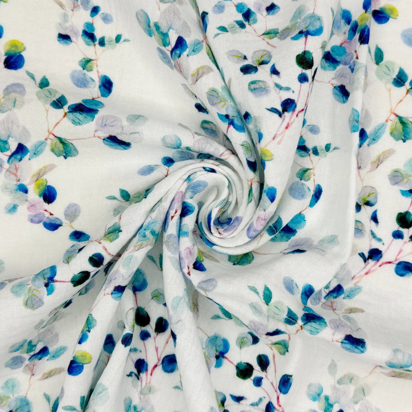 100% Cotton Printed Double Gauze Fabric | Soft Breathable Lightweight 52" (132cm) Wide Dressmaking & Craft Material – Sold by the Meter