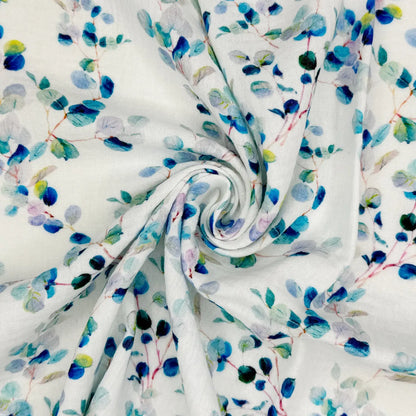 100% Cotton Printed Double Gauze Fabric | Soft Breathable Lightweight 52" (132cm) Wide Dressmaking & Craft Material – Sold by the Meter