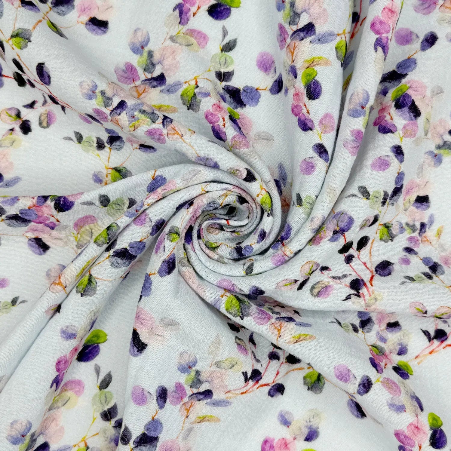 100% Cotton Printed Double Gauze Fabric | Soft Breathable Lightweight 52