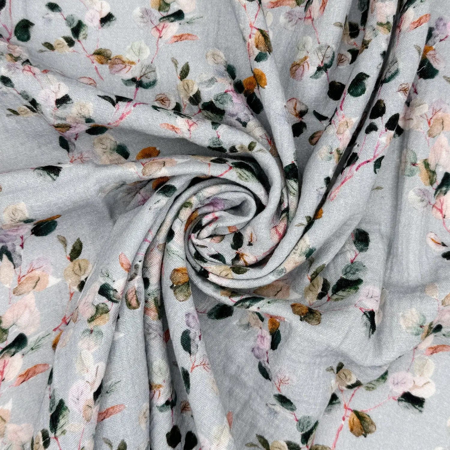 100% Cotton Printed Double Gauze Fabric | Soft Breathable Lightweight 52