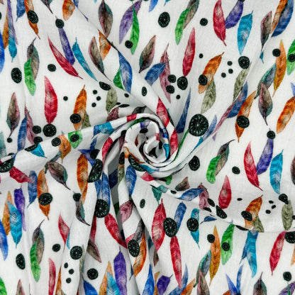 100% Cotton Printed Double Gauze Fabric | Soft Breathable Lightweight 52" (132cm) Wide Dressmaking & Craft Material – Sold by the Meter