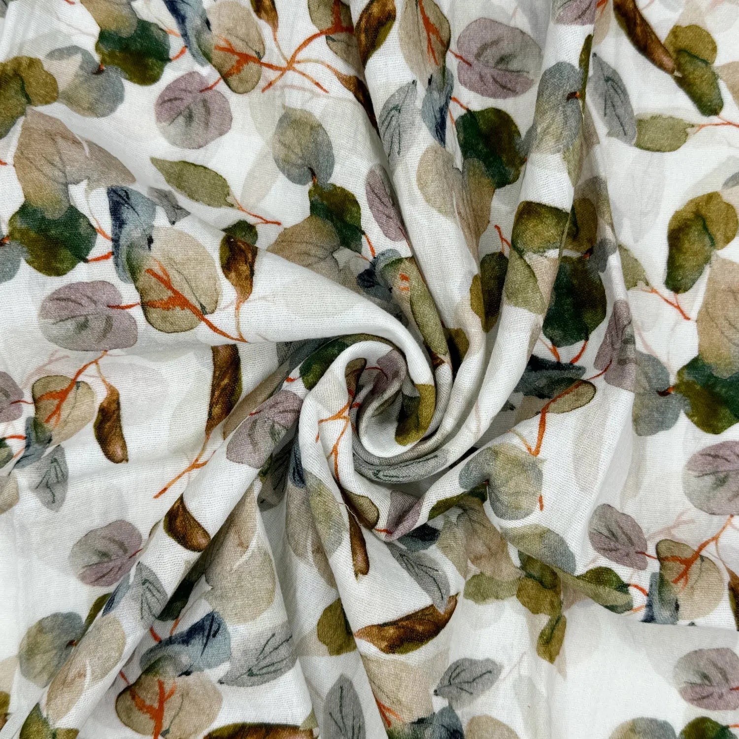 100% Cotton Printed Double Gauze Fabric | Soft Breathable Lightweight 52