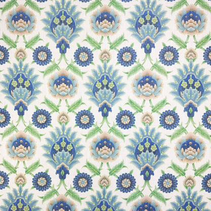 Printed Linen Look Upholstery Fabric | Heavyweight Linen Blend 55" (140cm) Wide Curtains, Blinds & Furnishing Fabric – Sold by the Meter