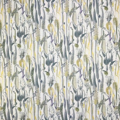 Printed Linen Look Upholstery Fabric | Heavyweight Linen Blend 55" (140cm) Wide Curtains, Blinds & Furnishing Fabric – Sold by the Meter