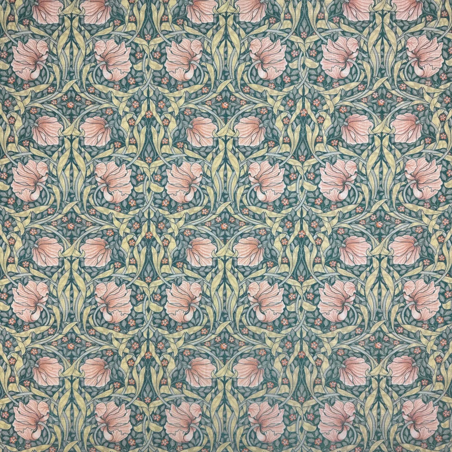 Printed Linen Look Upholstery Fabric | Heavyweight Linen Blend 55" (140cm) Wide Curtains, Blinds & Furnishing Fabric – Sold by the Meter