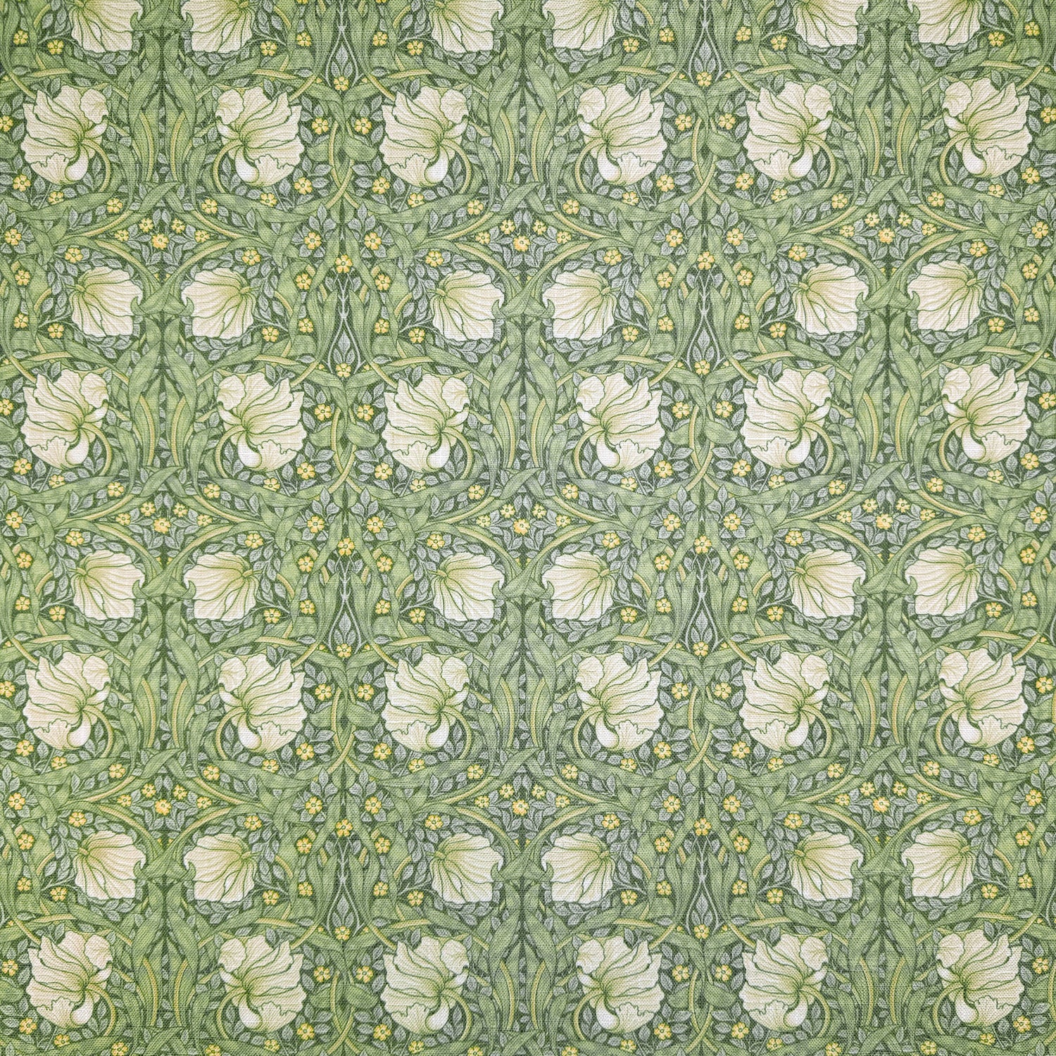 Printed Linen Look Upholstery Fabric | Heavyweight Linen Blend 55