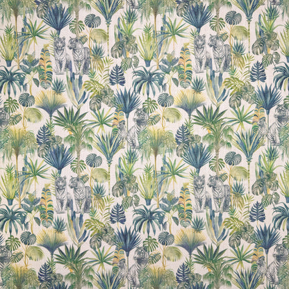 Printed Linen Look Upholstery Fabric | Heavyweight Linen Blend 55" (140cm) Wide Curtains, Blinds & Furnishing Fabric – Sold by the Meter