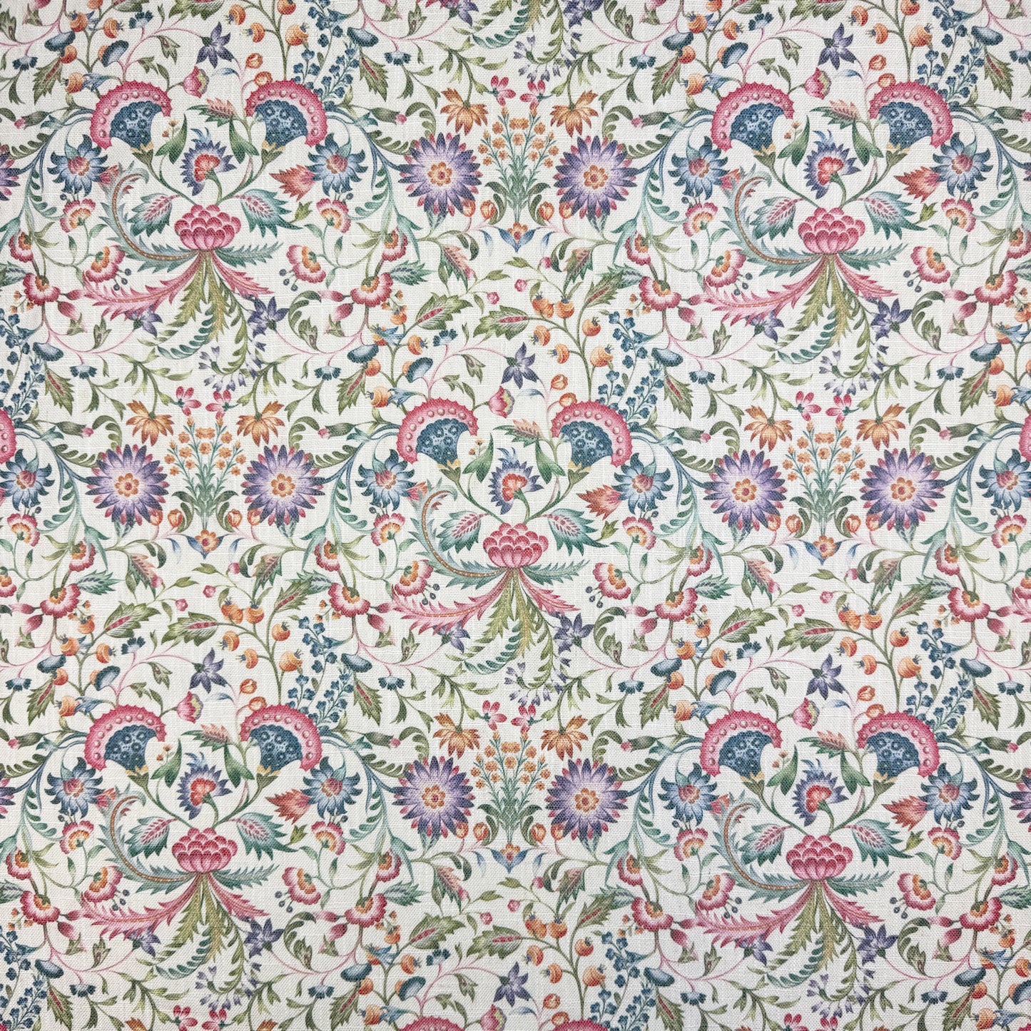 Printed Linen Look Upholstery Fabric | Heavyweight Linen Blend 55" (140cm) Wide Curtains, Blinds & Furnishing Fabric – Sold by the Meter