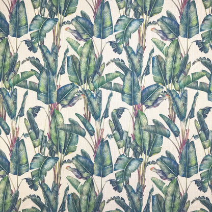 Printed Linen Look Upholstery Fabric | Heavyweight Linen Blend 55" (140cm) Wide Curtains, Blinds & Furnishing Fabric – Sold by the Meter