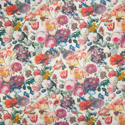 Printed Linen Look Upholstery Fabric | Heavyweight Linen Blend 55" (140cm) Wide Curtains, Blinds & Furnishing Fabric – Sold by the Meter