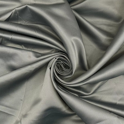 Dull Duchess Satin Fabric – 58" Wide Crepe Back Bridal & Prom Dress Material by the Metre