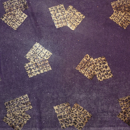 Leopard Foil ITY Lycra Elastane Fabric – 58" Wide Dress & Craft Material by the Meter