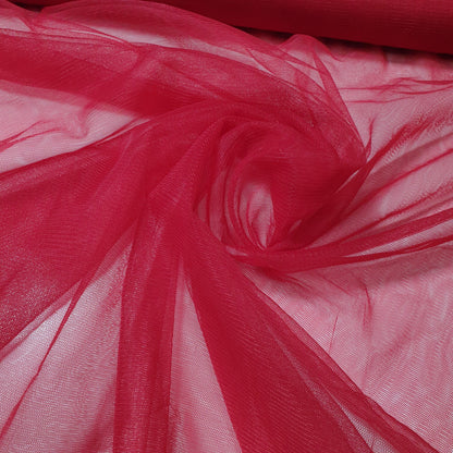 Premium Soft Plain Sheer Tulle Net Fabric – 58" Wide for Tutu, Fairy, Veil, Bridal & Wedding Décor, 25-Meter Bolt