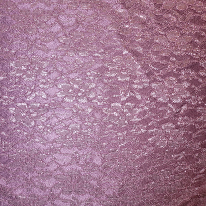Premium Satin Bonded Lace Fabric – 58" Wide Designer Dress & Craft Material by the Meter