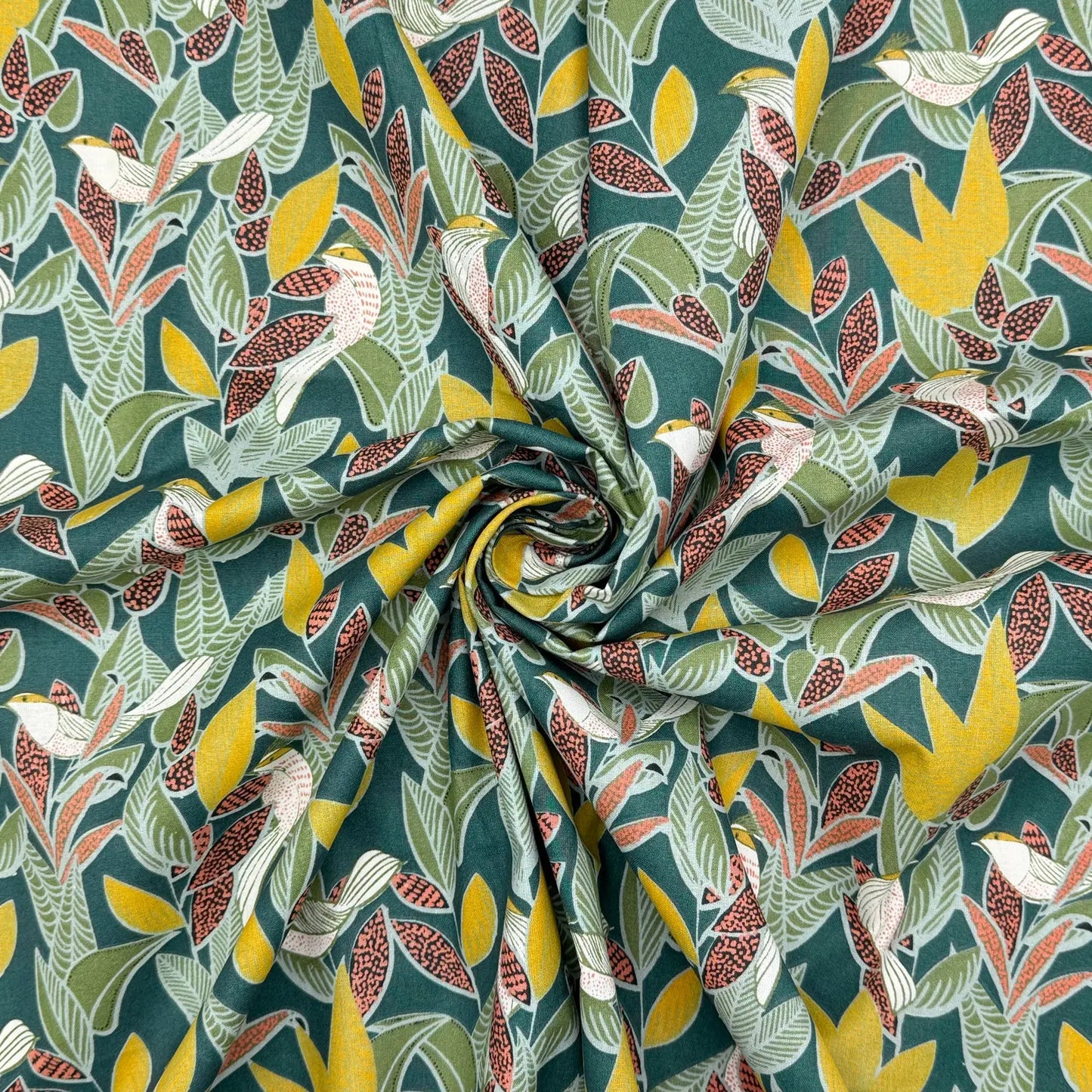 Printed Cotton Fabric | Lightweight 100% Cotton 57" (145cm) Wide Dressmaking & Craft Fabric – Sold by the Meter
