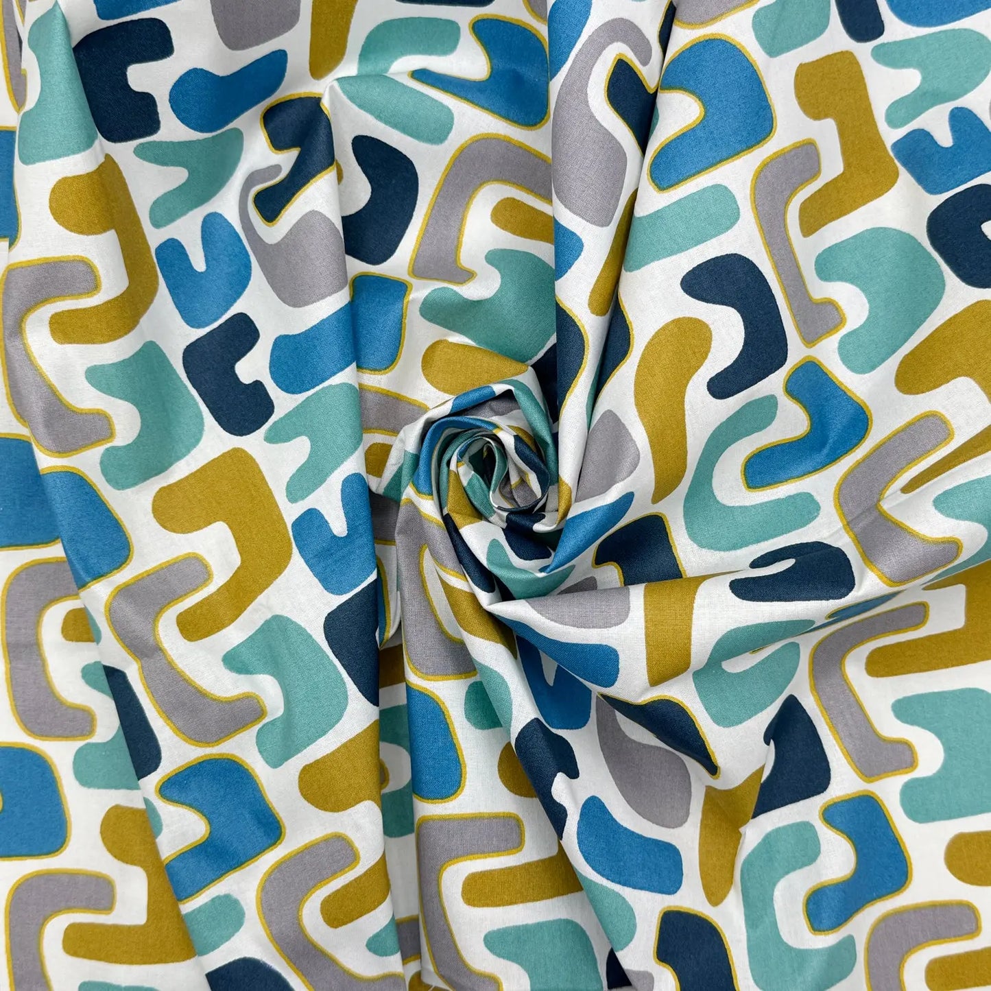 Printed Cotton Fabric | Lightweight 100% Cotton 57" (145cm) Wide Dressmaking & Craft Fabric – Sold by the Meter