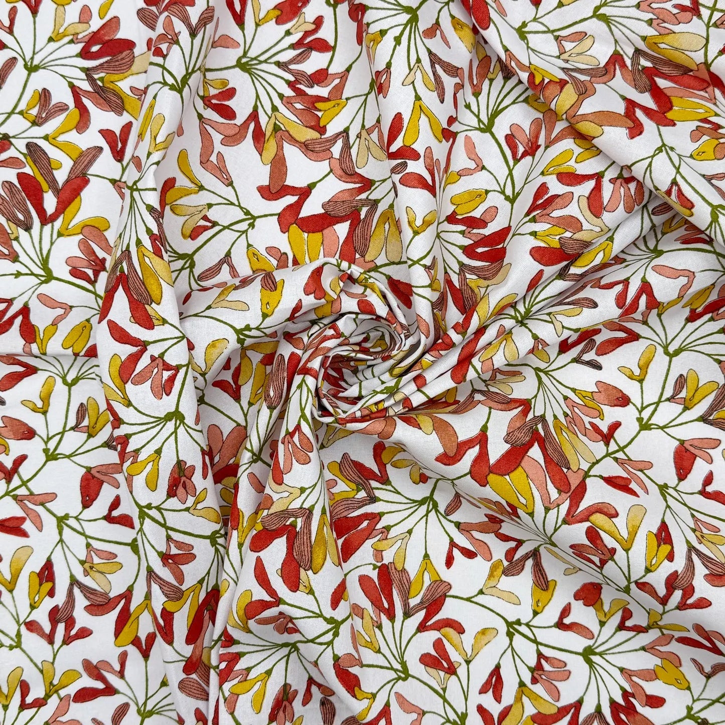 Printed Cotton Fabric | Lightweight 100% Cotton 57" (145cm) Wide Dressmaking & Craft Fabric – Sold by the Meter