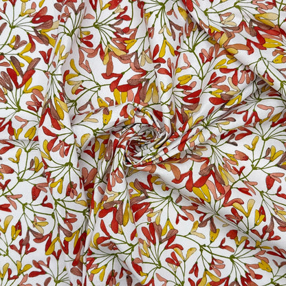 Printed Cotton Fabric | Lightweight 100% Cotton 57" (145cm) Wide Dressmaking & Craft Fabric – Sold by the Meter