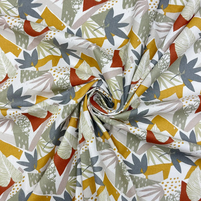 Printed Cotton Fabric | Lightweight 100% Cotton 57" (145cm) Wide Dressmaking & Craft Fabric – Sold by the Meter