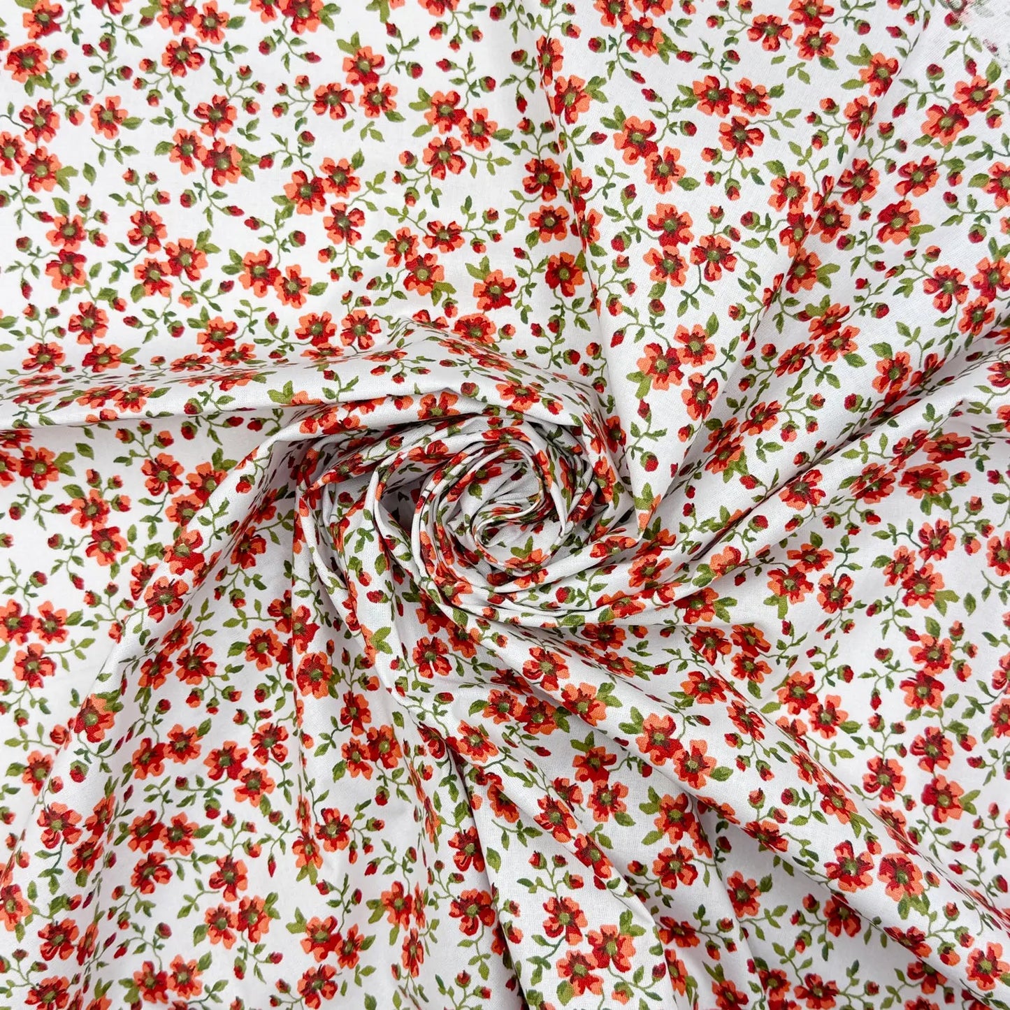 Printed Cotton Fabric | Lightweight 100% Cotton 57" (145cm) Wide Dressmaking & Craft Fabric – Sold by the Meter