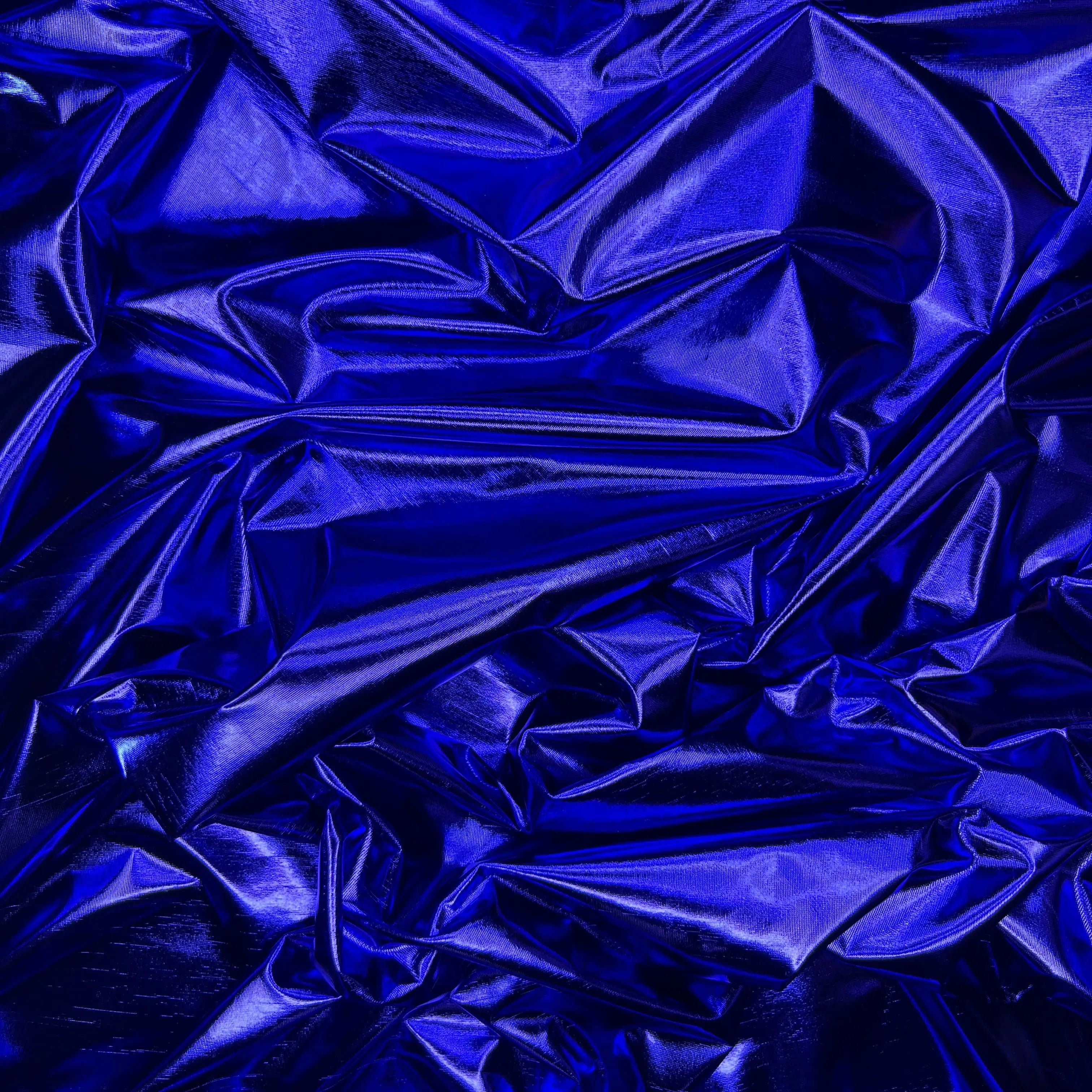 Stretchy Metallic Look Foil Jersey Fabric | Soft Shiny Jersey 58