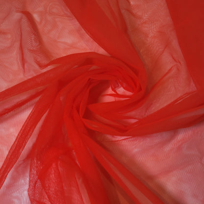 Premium Soft Plain Sheer Tulle Net Fabric – 58" Wide for Tutu, Fairy, Veil, Bridal & Wedding Décor, 25-Meter Bolt