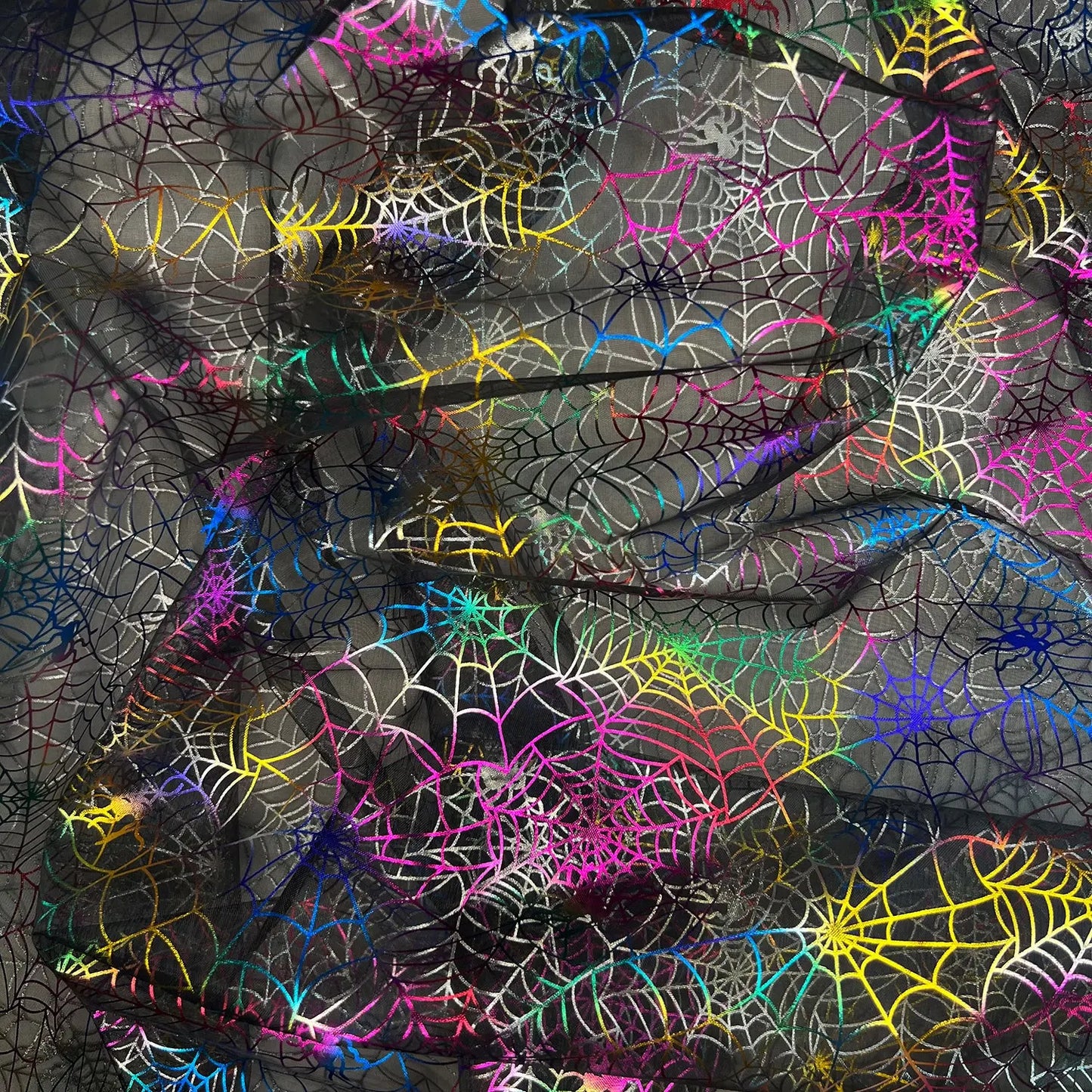 Organza Foil Fabric | Patterned & Christmas Foil 59" (150cm) Wide – Sold by the Meter
